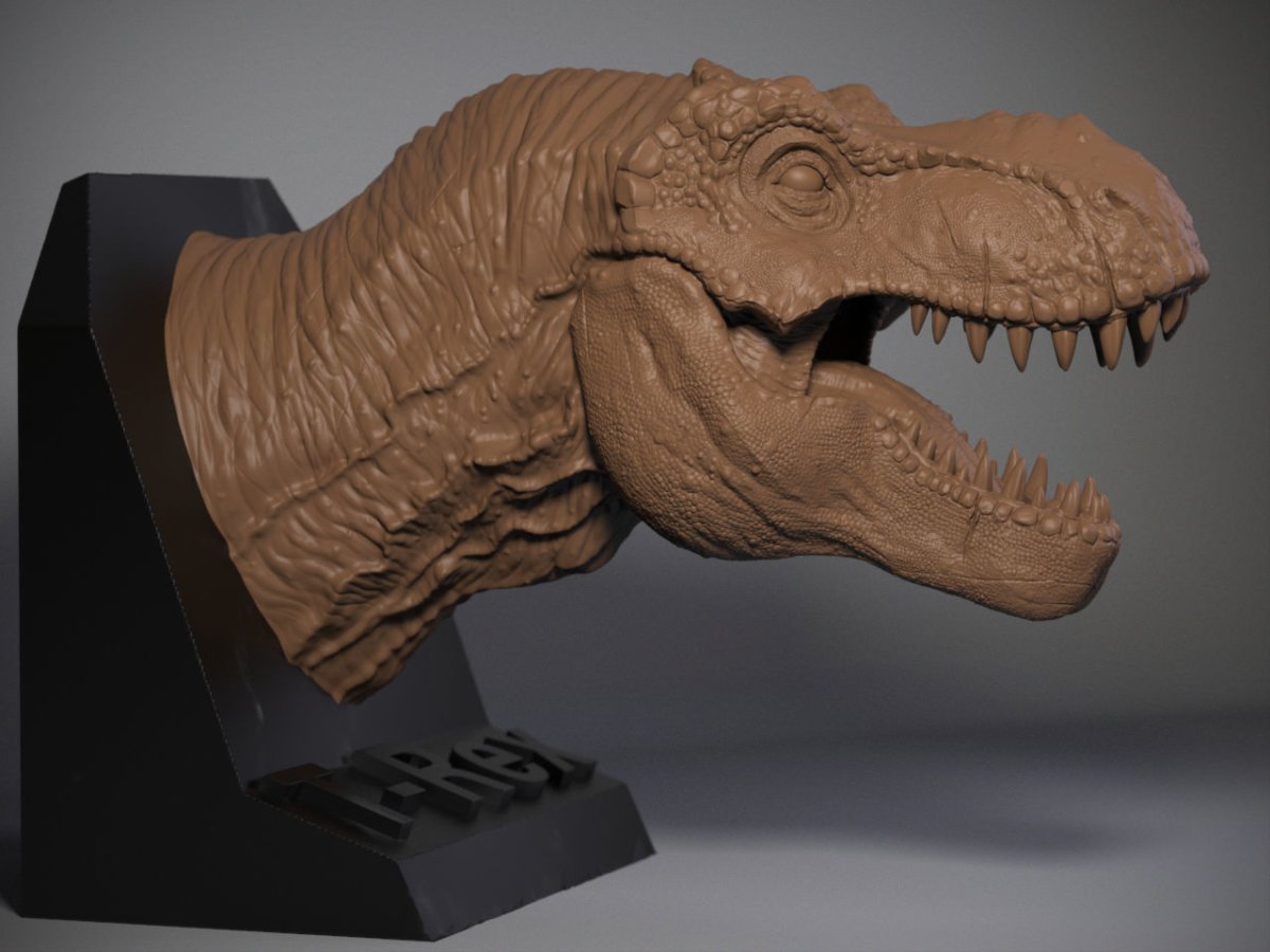 STL 3d Tyrannosaurus 140cm