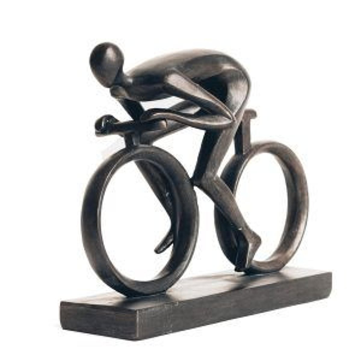 Bronze cyclist Sculpture