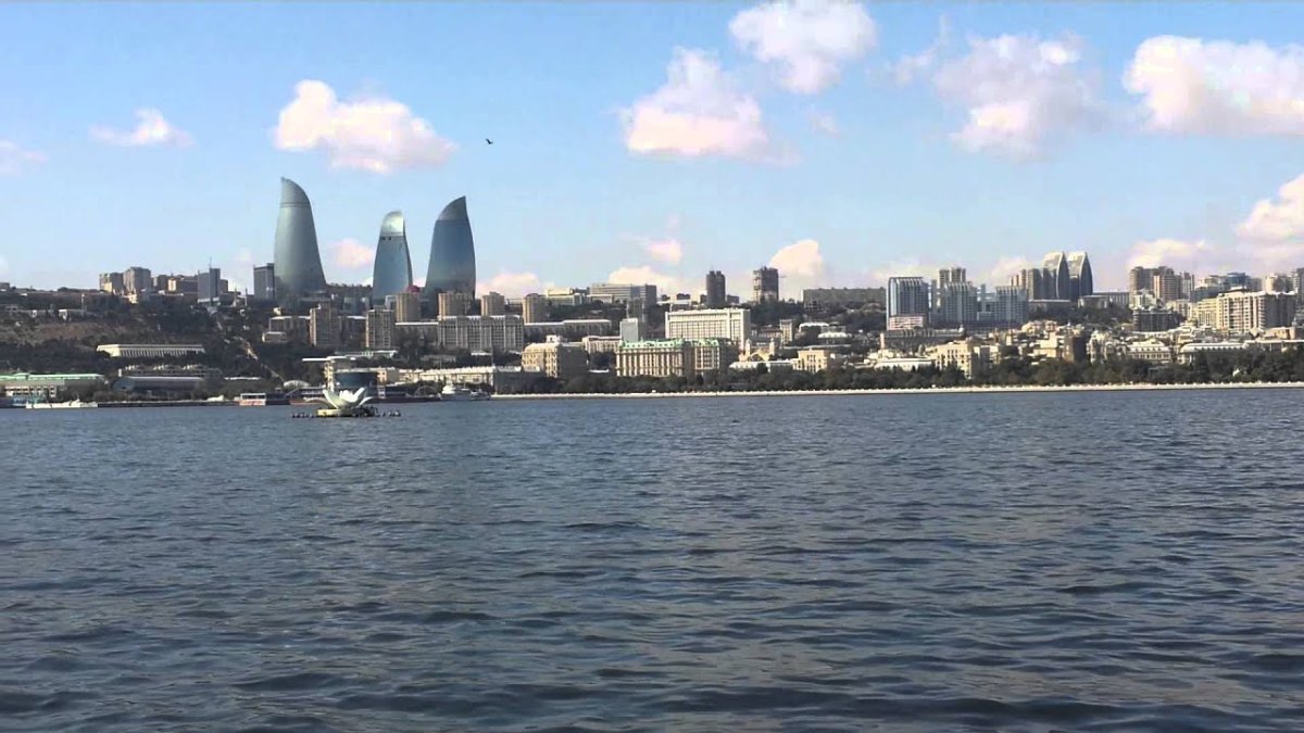 Азербайджан Баку Каспийское море