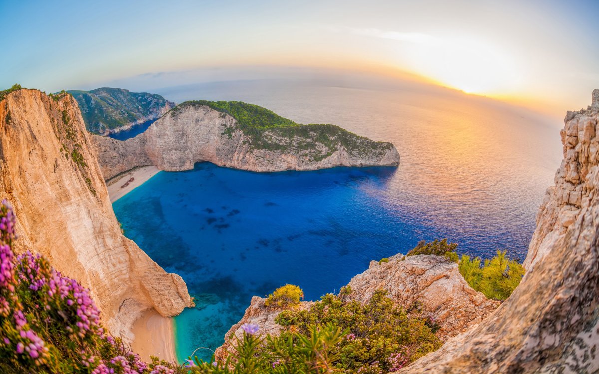 Пляж Navagio Греция