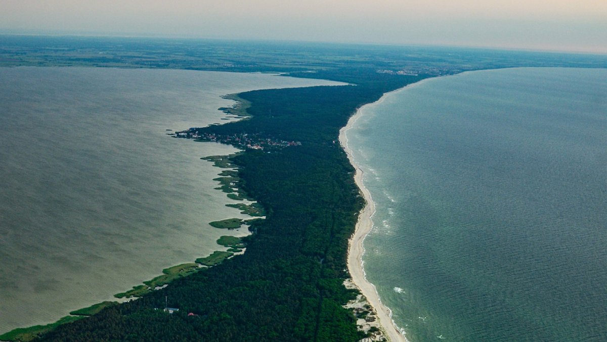 Балтийское море Куршская коса