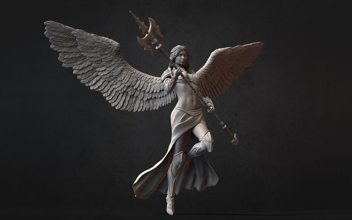 Статуи Zbrush ангела