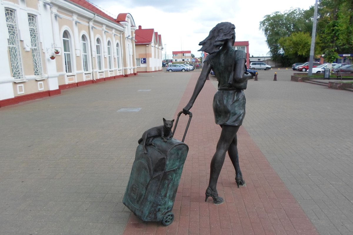Молодечно памятник на вокзале