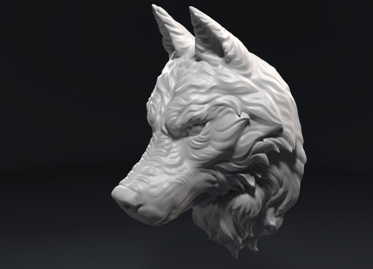 3d модель скульптура головы