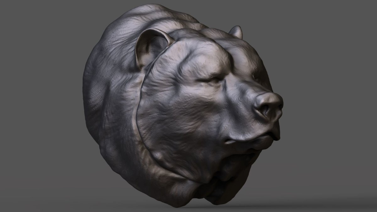 Angry Bear 3d model
