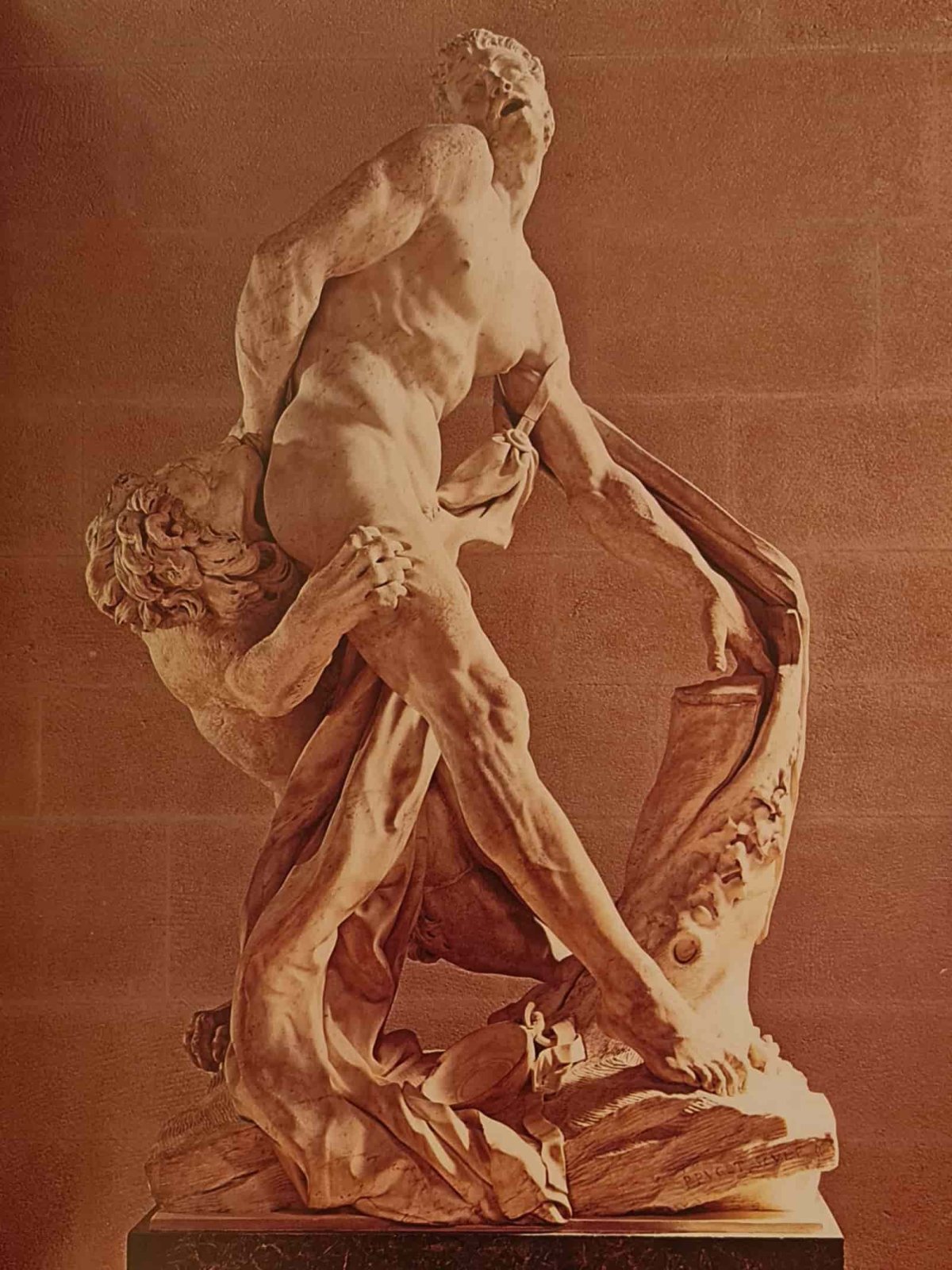 Пьер Пюже. Милон Кротонский. 1682. Париж. Лувр