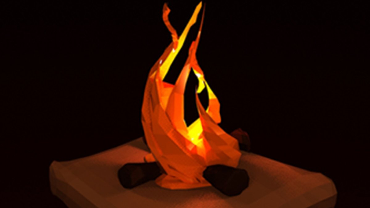 Огонь 3d модель