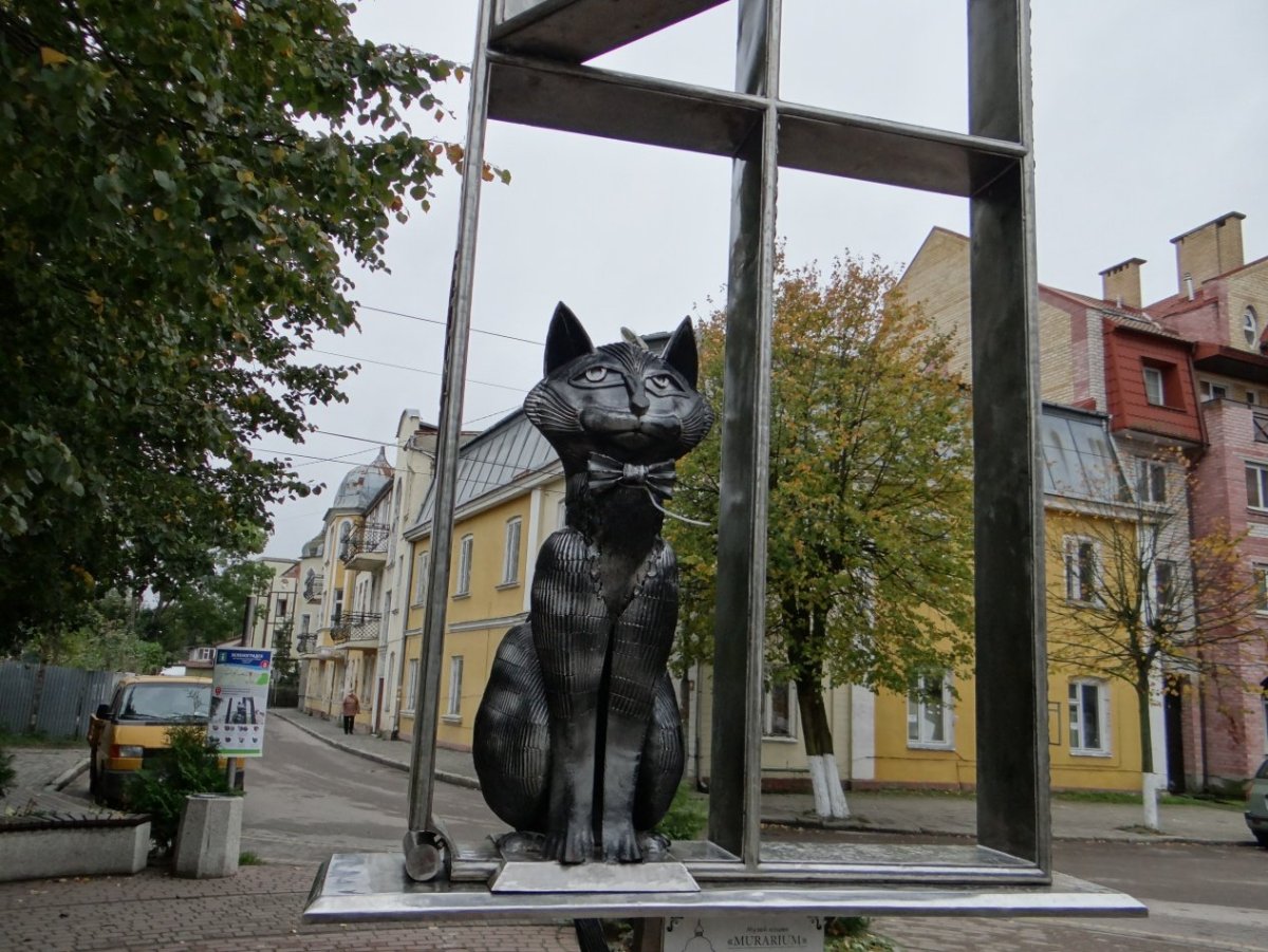 Памятники в Зеленоградске кошкам Зеленоградск