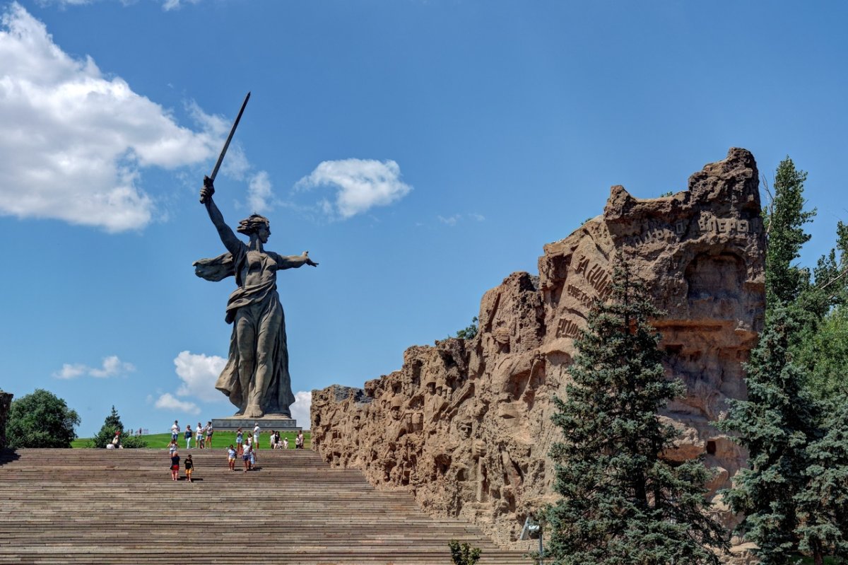 Памятник Мамаев Курган в Волгограде
