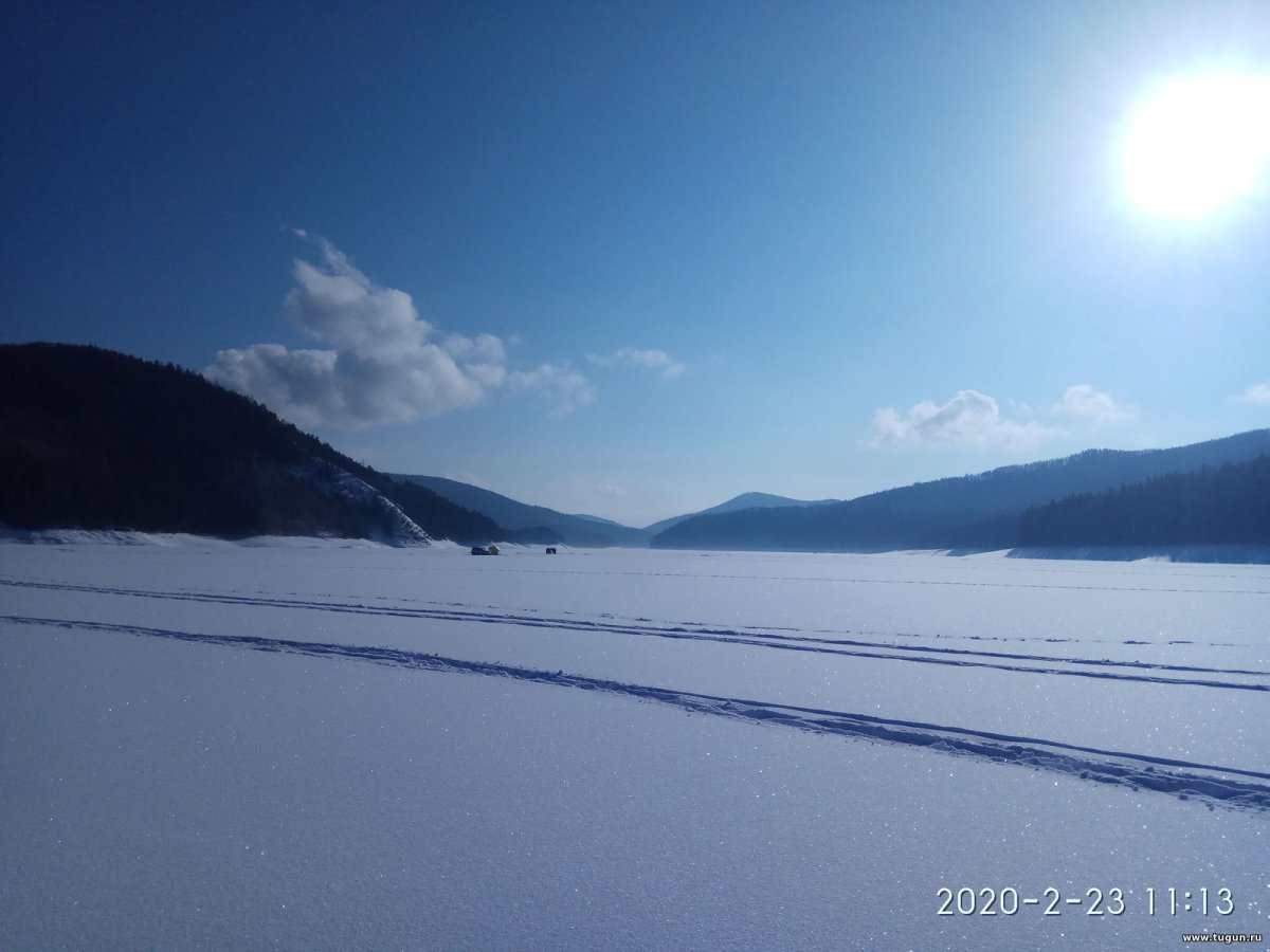 Залив Бюза Красноярского водохранилища