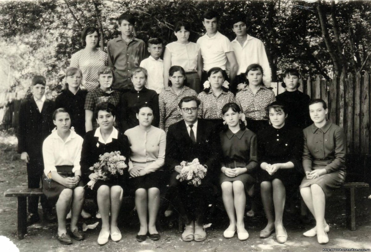 Беклемишево, школа,выпуск 1970