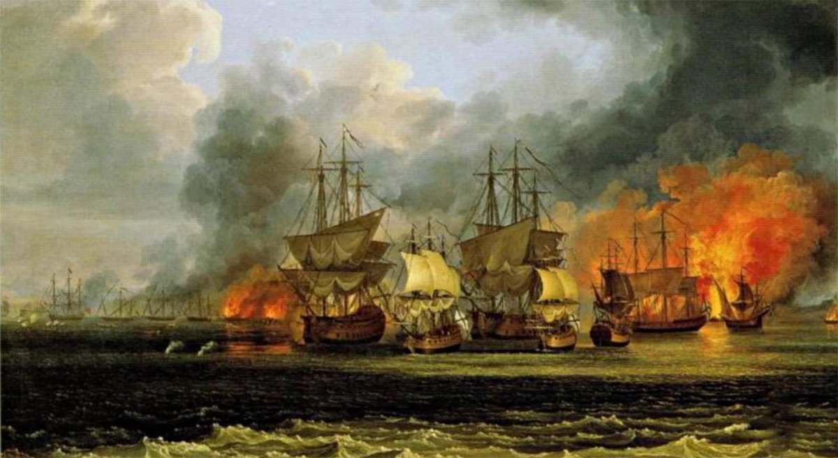 Чесменское Морское сражение 1770