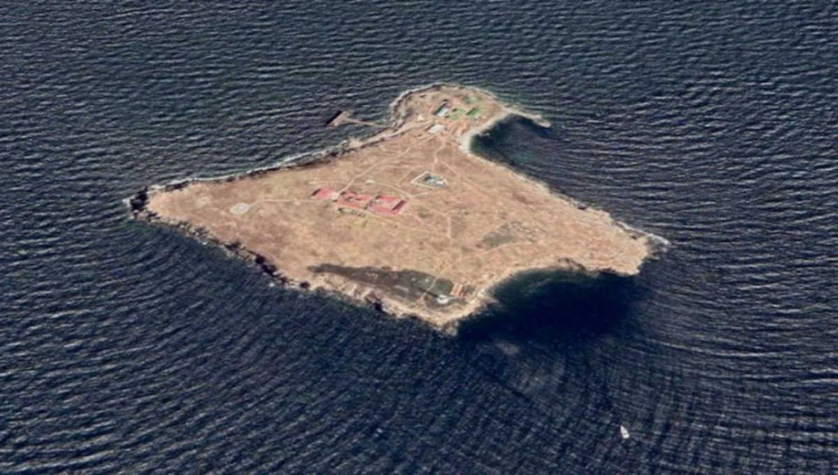 Остров змеиный в черном море