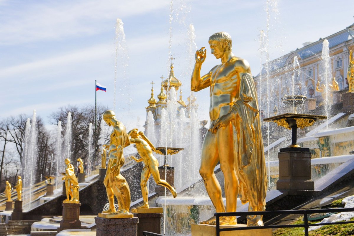 Петергоф сезон фонтанов 2022