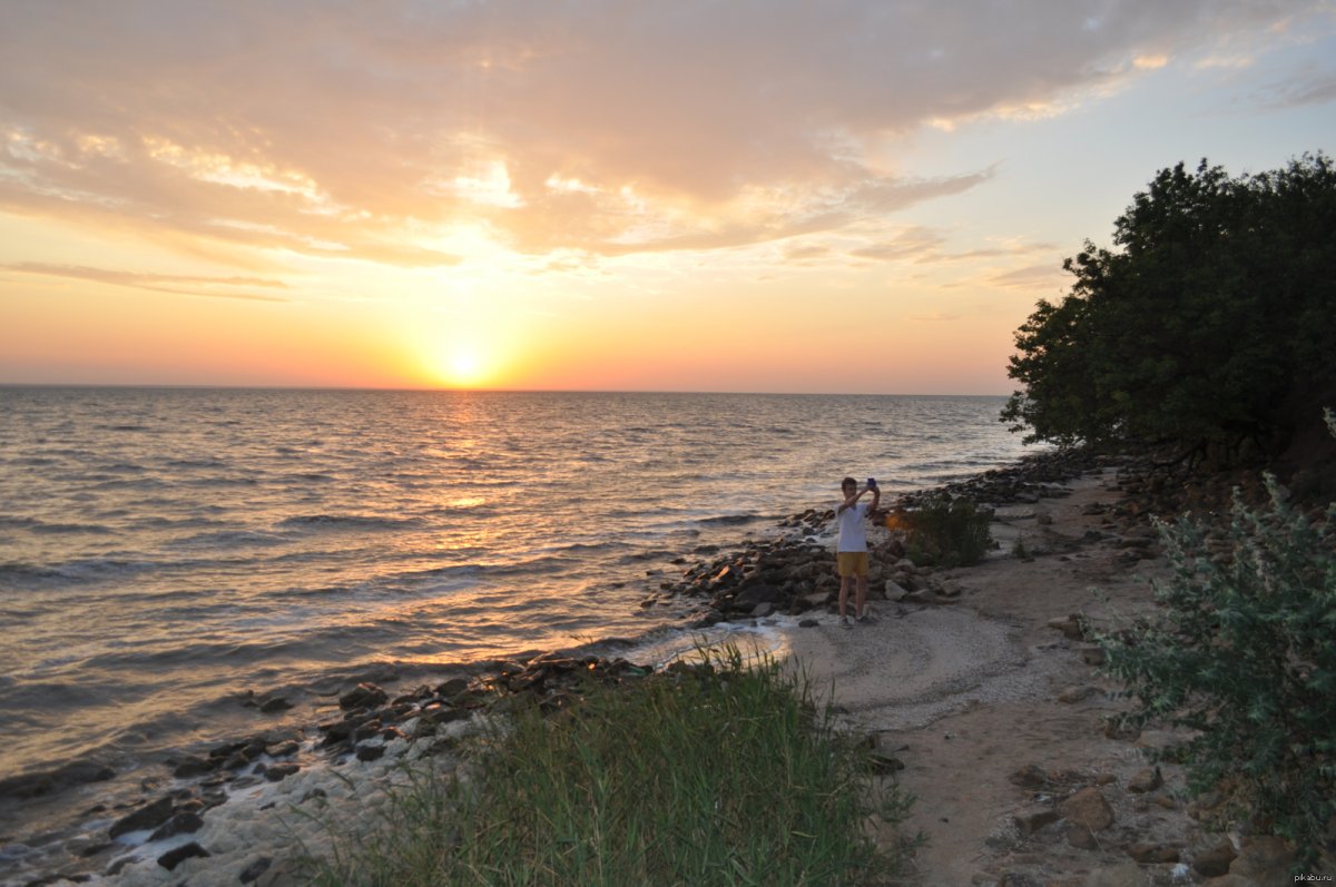 Поселок рассвет Азовское море