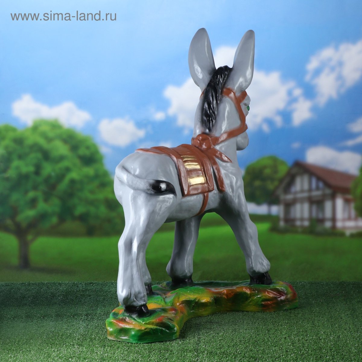 Садовая фигурка ослик