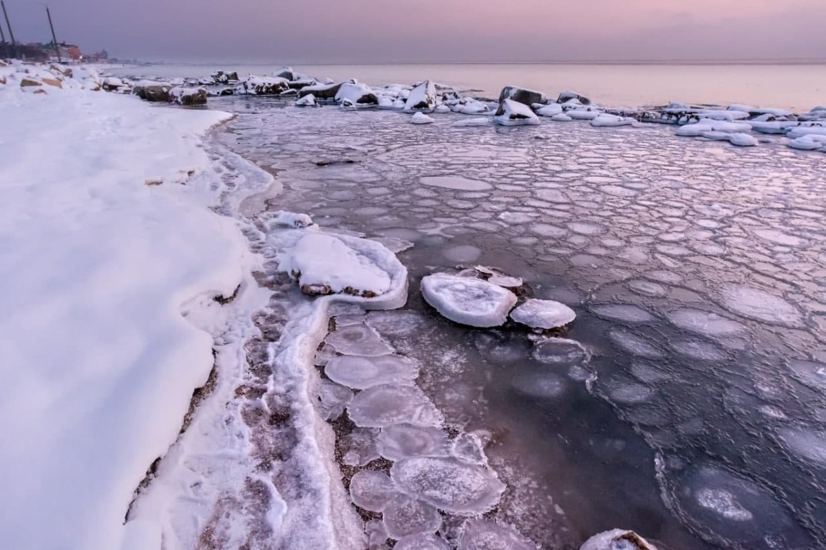 Лед на Азовском море