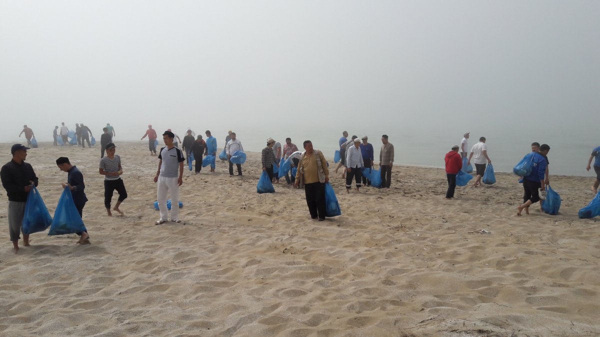 Лагань пляжи на Каспийском море