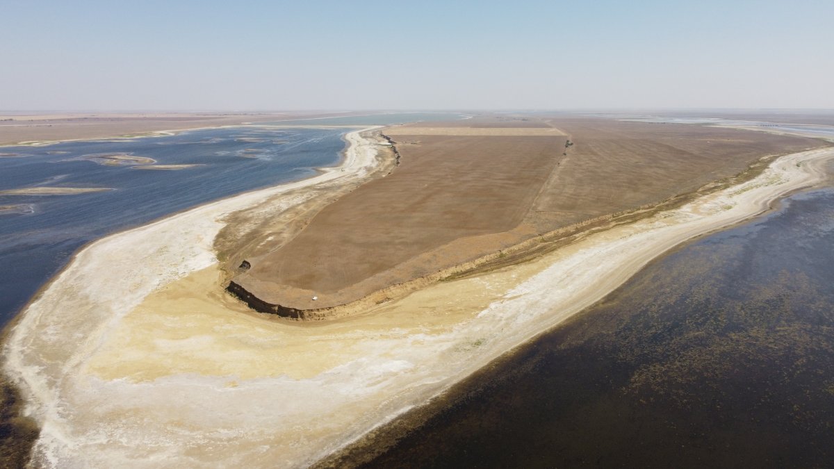 Каспийское море обмелело