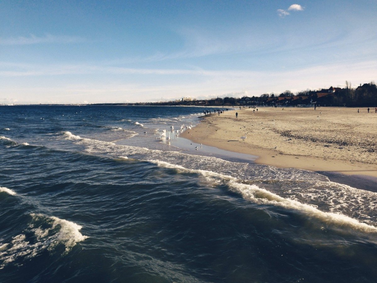 Море Балтийска декабрь