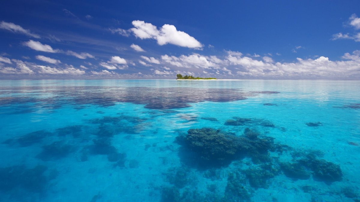 Карибское море голубая Лагуна