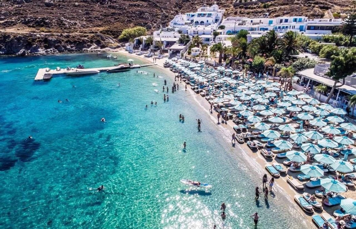 Nammos Beach Миконос