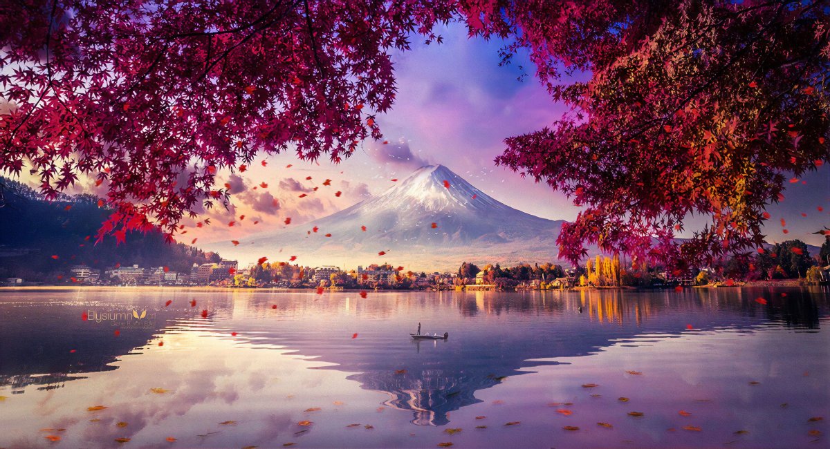 Гора Fuji Япония