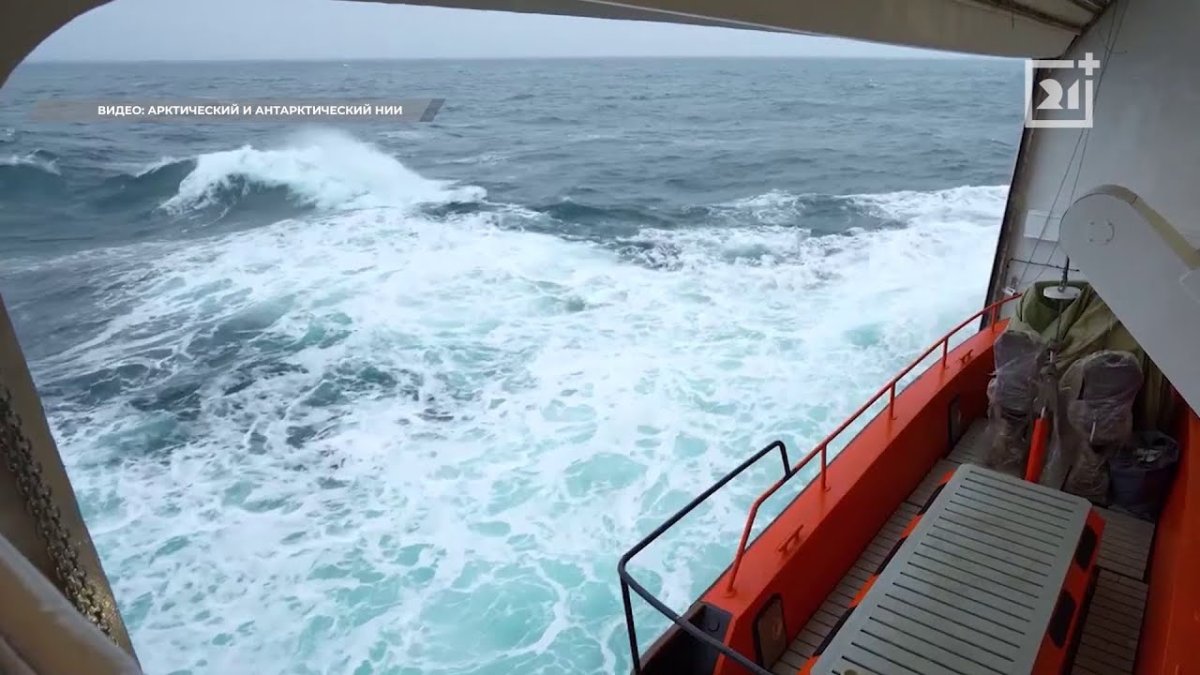 Карибское море шторм