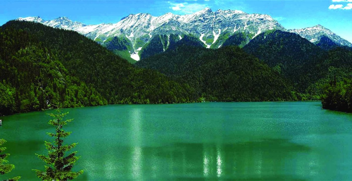 Чёрное море Абхазия озеро Рица