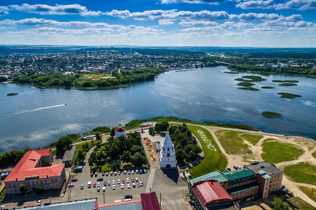 Река Волга Сызрань