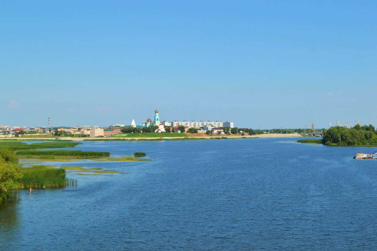 Река Волга Сызрань