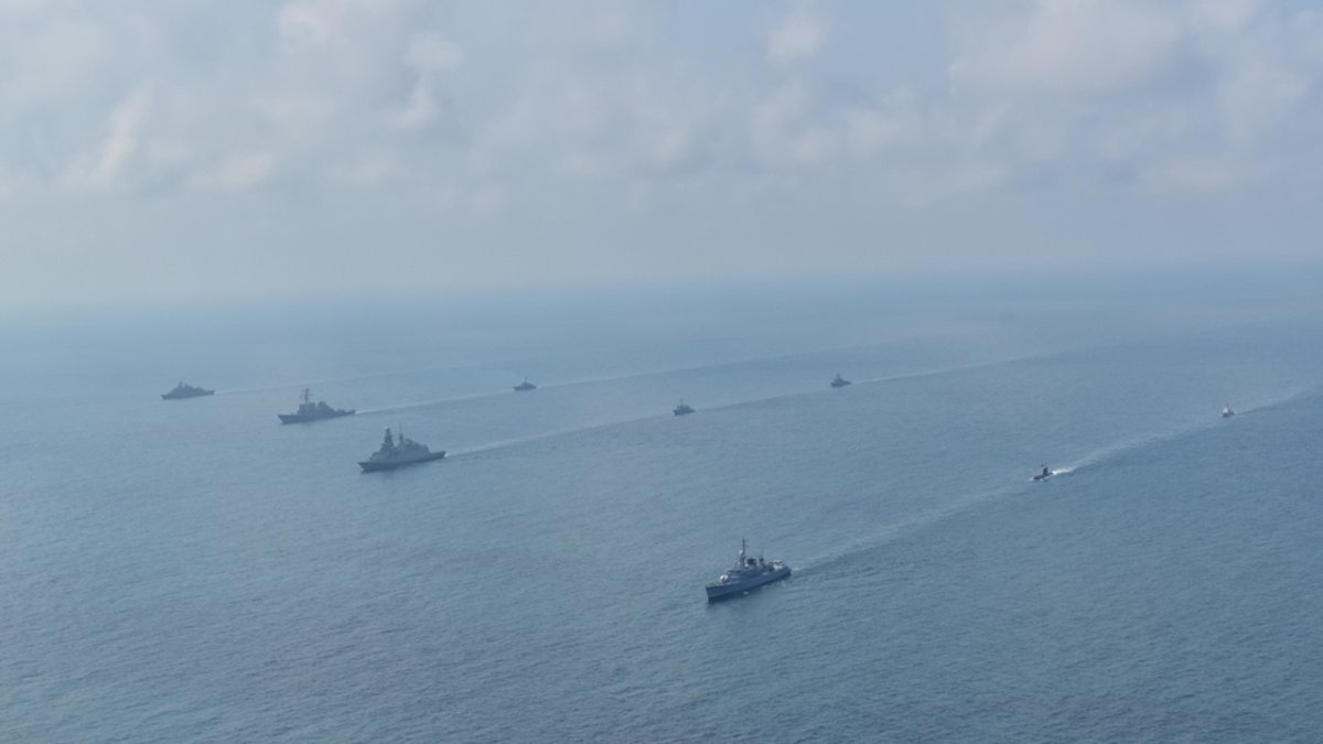 Военные корабли в черном море