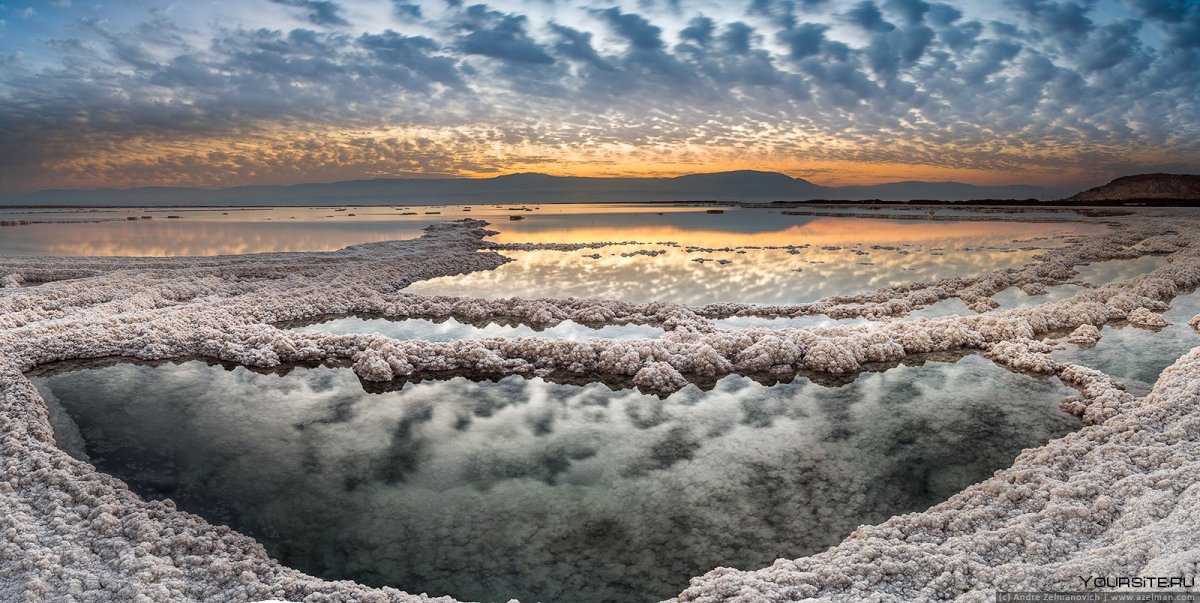 Мертвое море зимой