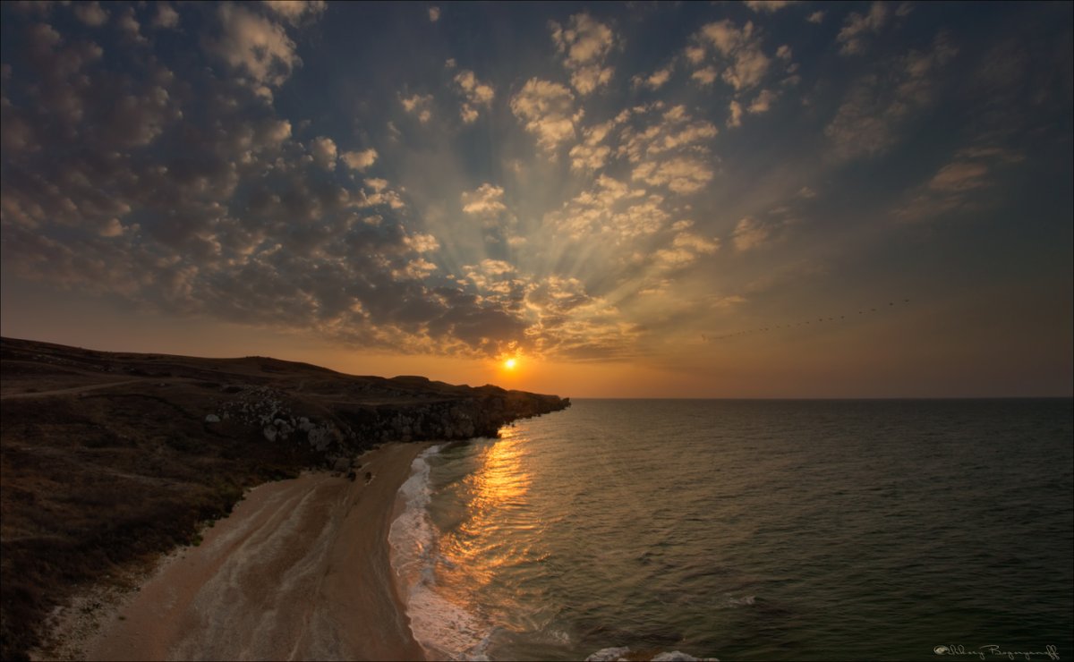 Крым море рассвет