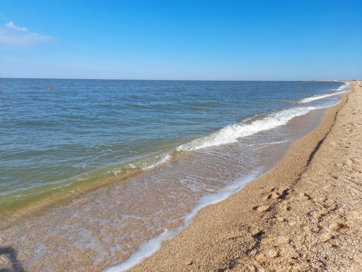 Азовское море в Крыму в 2022 году
