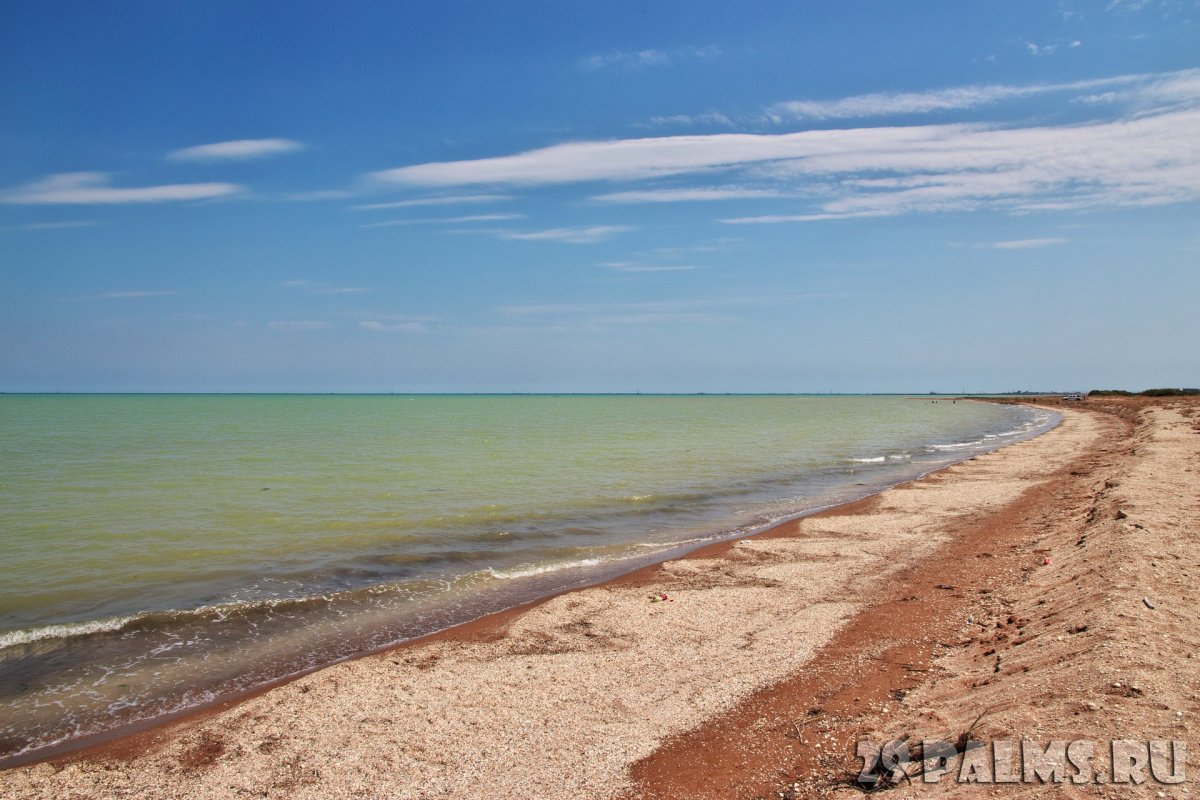 Побережье Каспийского моря в Калмыкии