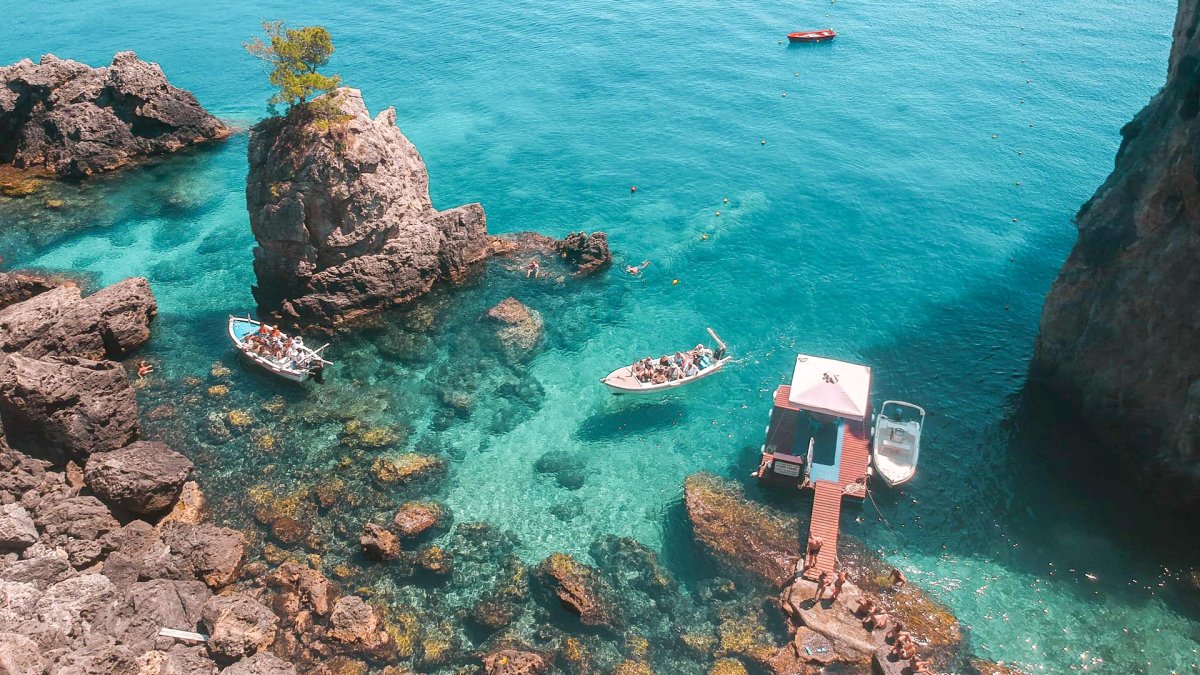 Пляж ла Гротта Корфу
