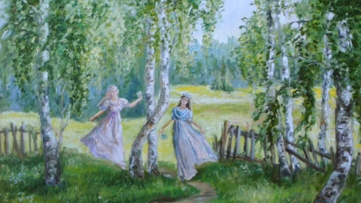 Художник Сычков Троицын день