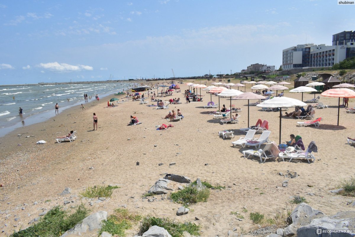 Каспийское море пляж