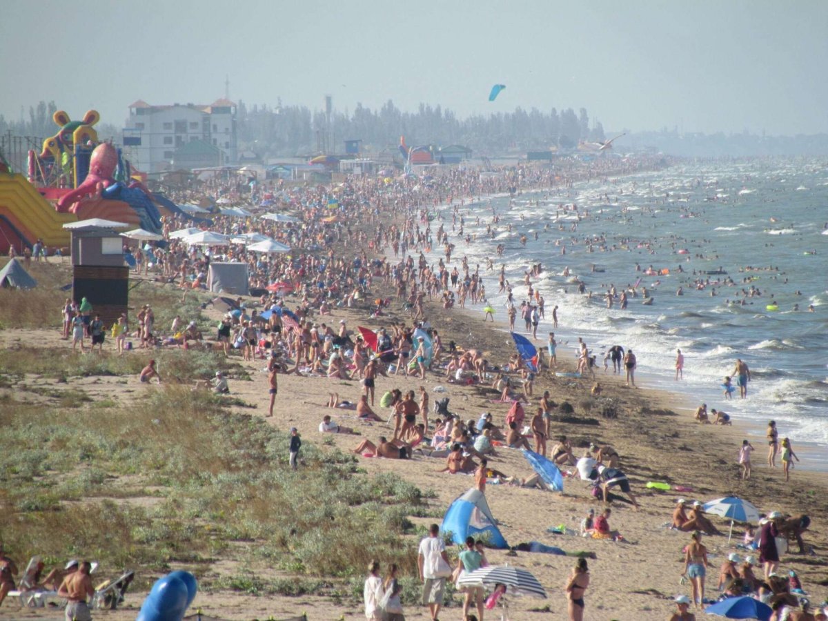 Пляжи Азовского моря