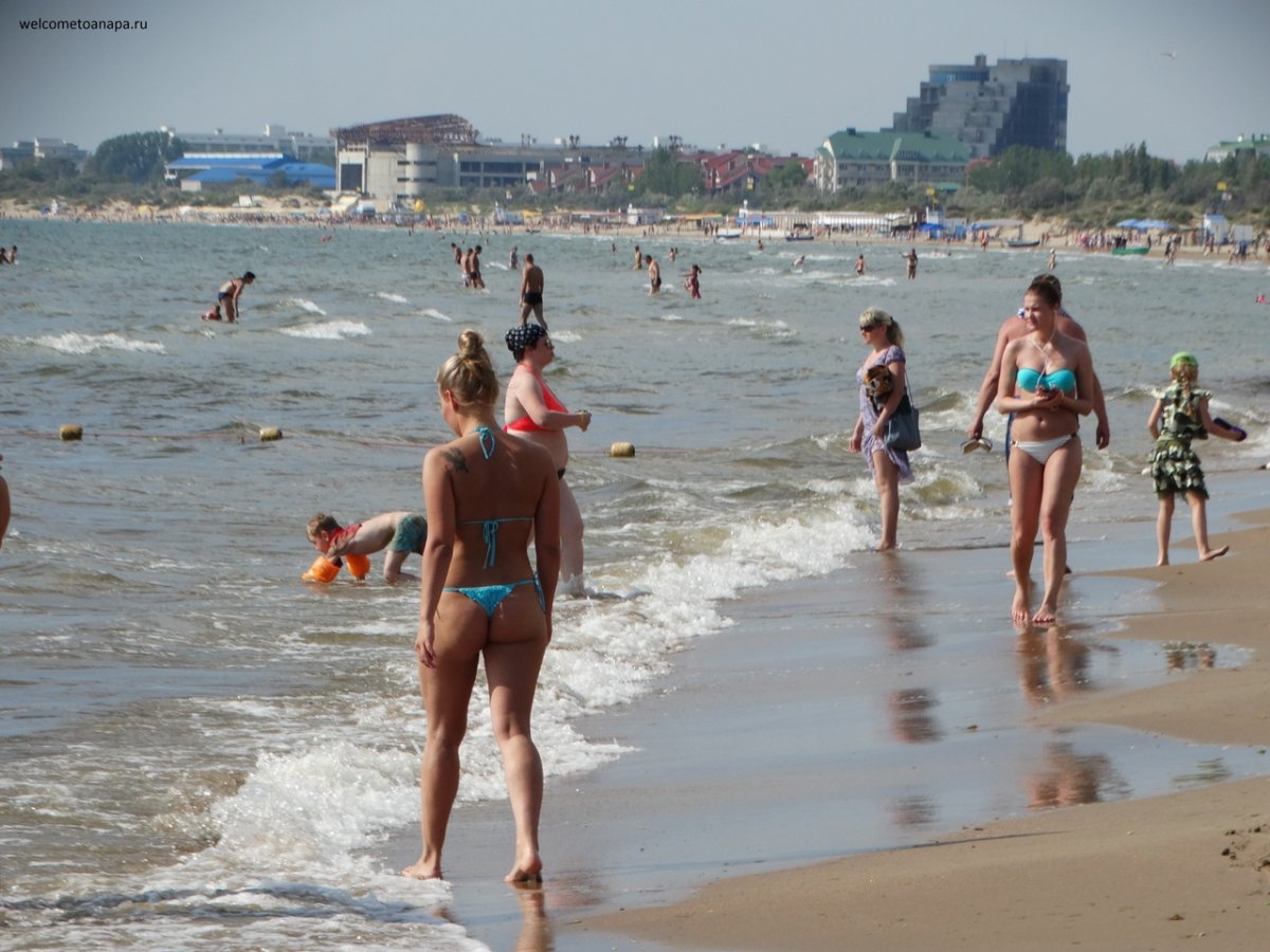 Анапа море пляж сейчас