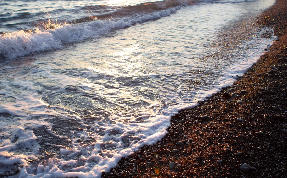 Вода в Каспийском море