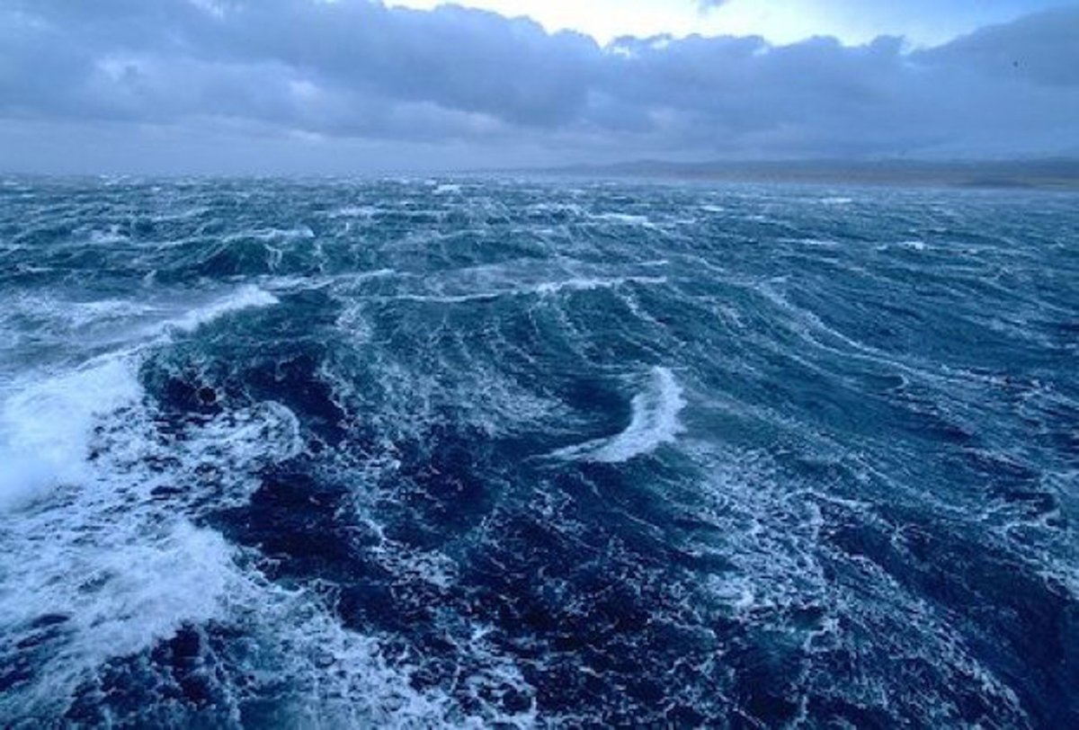 Землетрясение в море