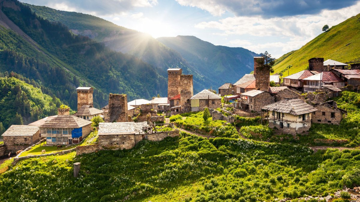 Горная Сванетия Грузия