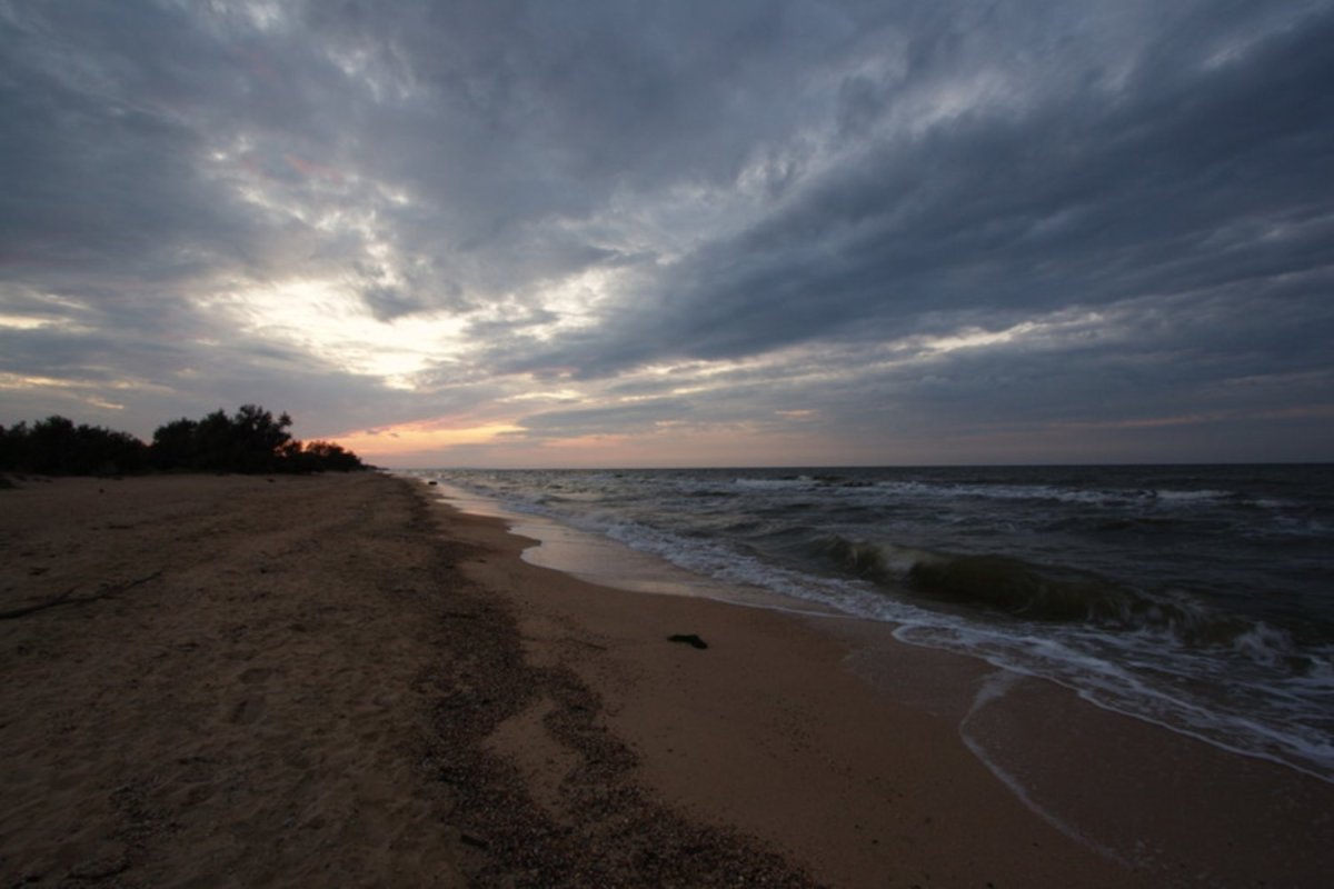 Азовское море осень