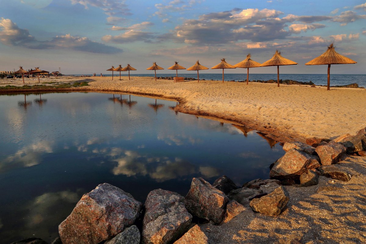Бердянск Азовское море пляж