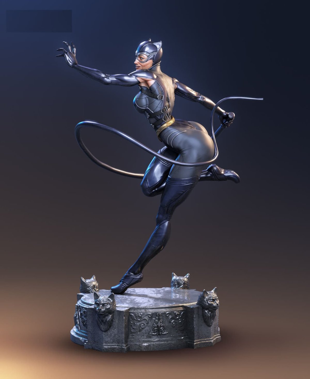 Женщина кошка STL