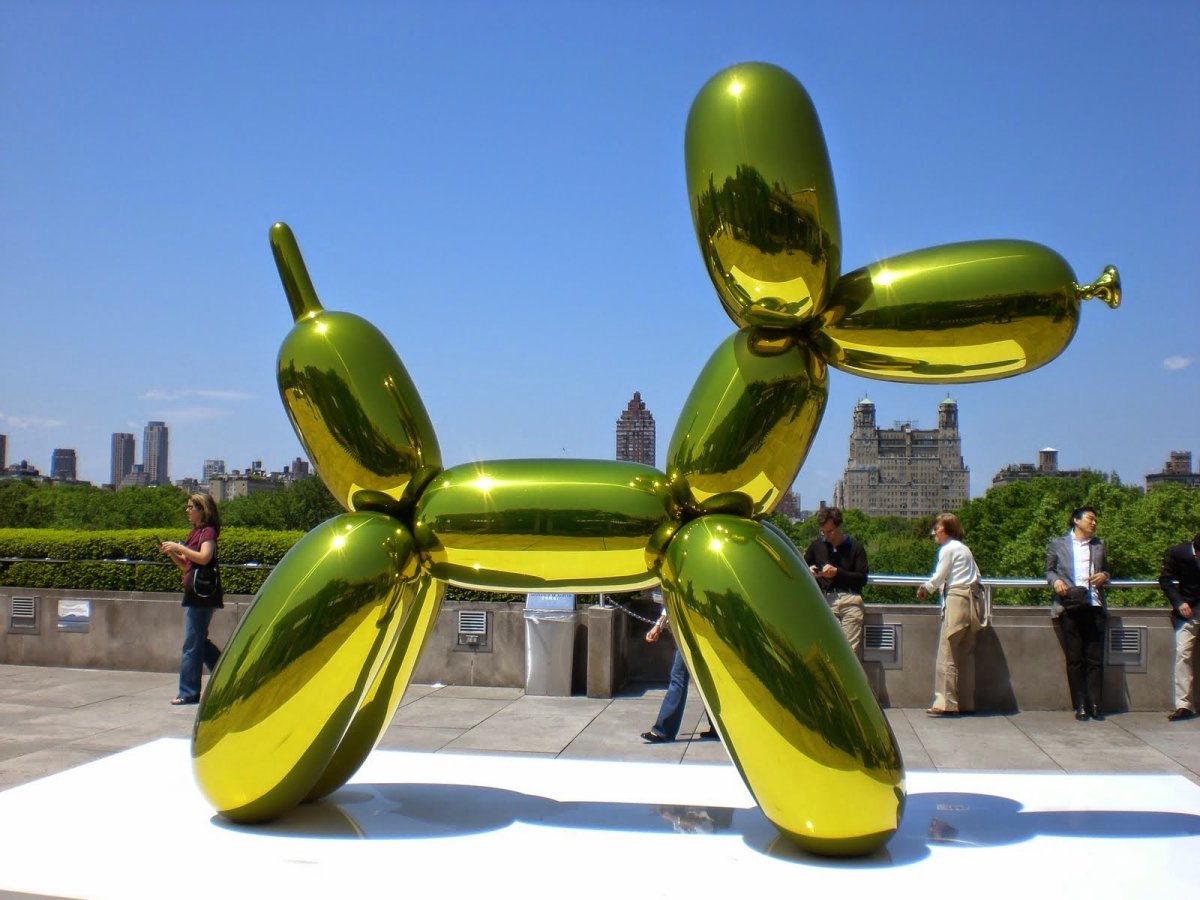 Jeff Koons Balloon в Нью Йорке