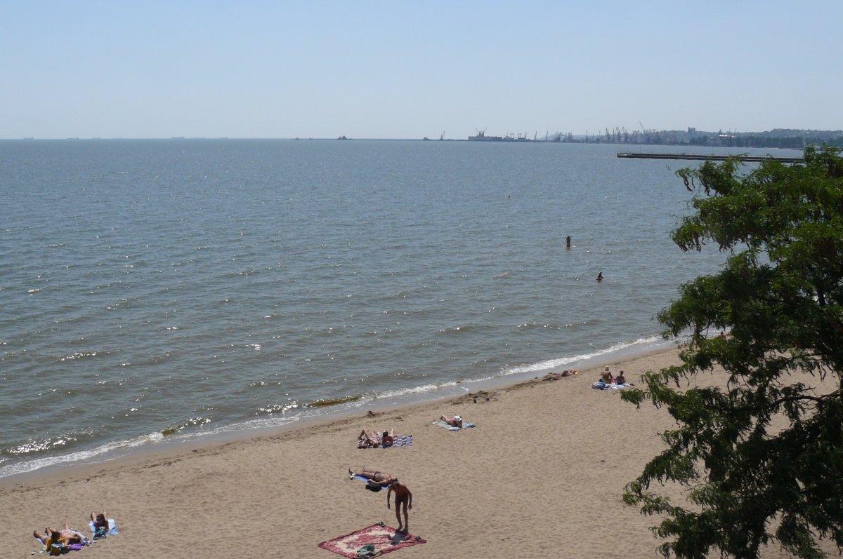Мариуполь берег Азовского моря