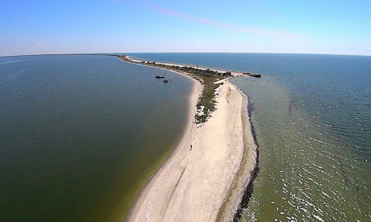 Море Кинбурнская коса